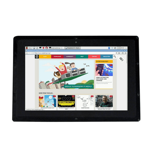 Waveshare 10.1 inch Touch Screen Display with Case – Premium Raspberry Pi Display with case. -Robocraze