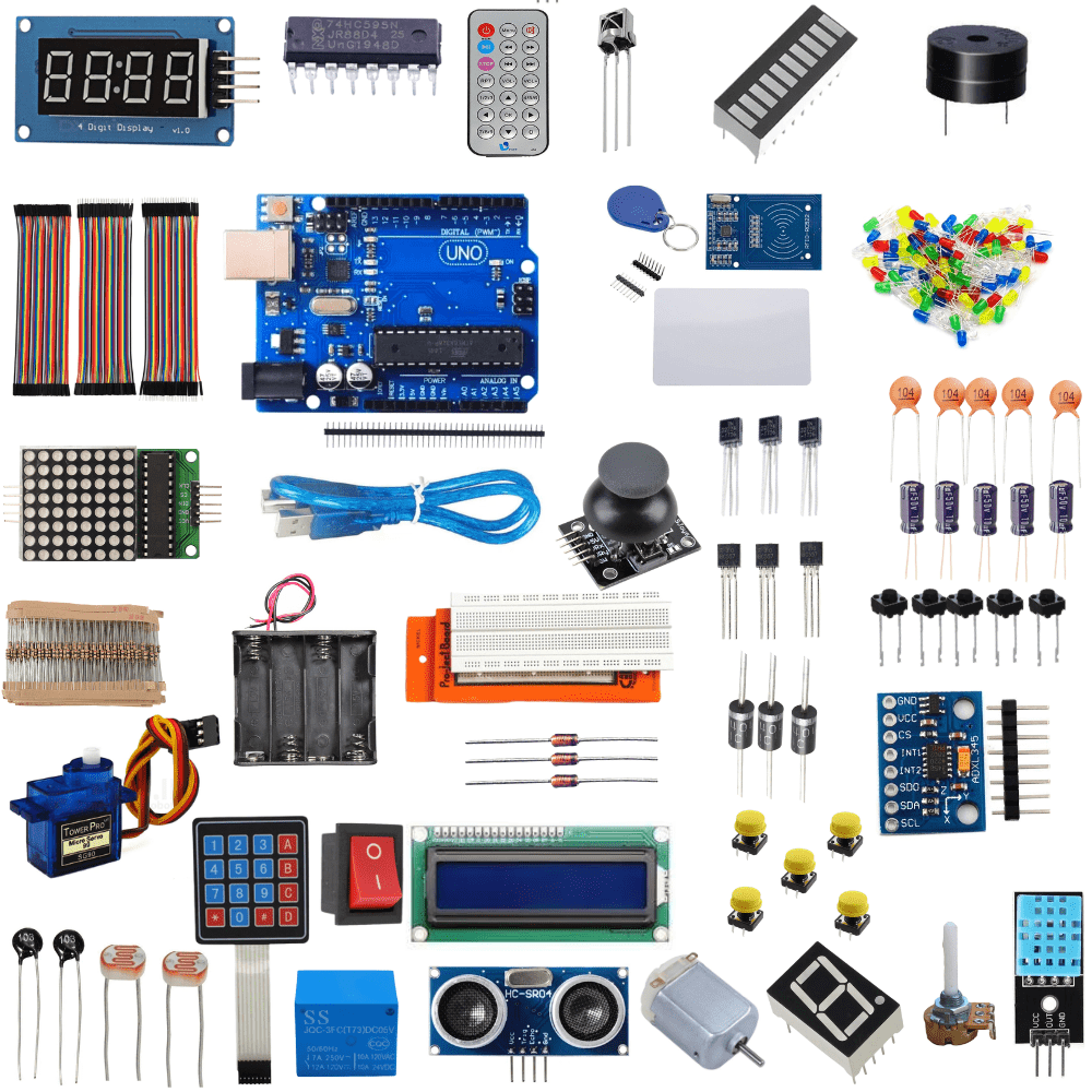 Robotics Intermediate Kit – Arduino Kits for robotics projects with motors, sensors & coding. -Robocraze