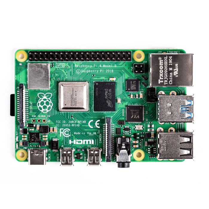 Raspberry Pi 4 Model B 2GB RAM – Well-balanced Raspberry Pi Board with 2GB RAM for diverse applications. -Robocraze