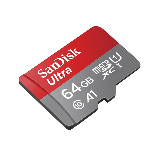 SanDisk 64GB Micro SD-SDHC Card – Durable Raspberry Pi SD card for efficient data storage. -Robocraze
