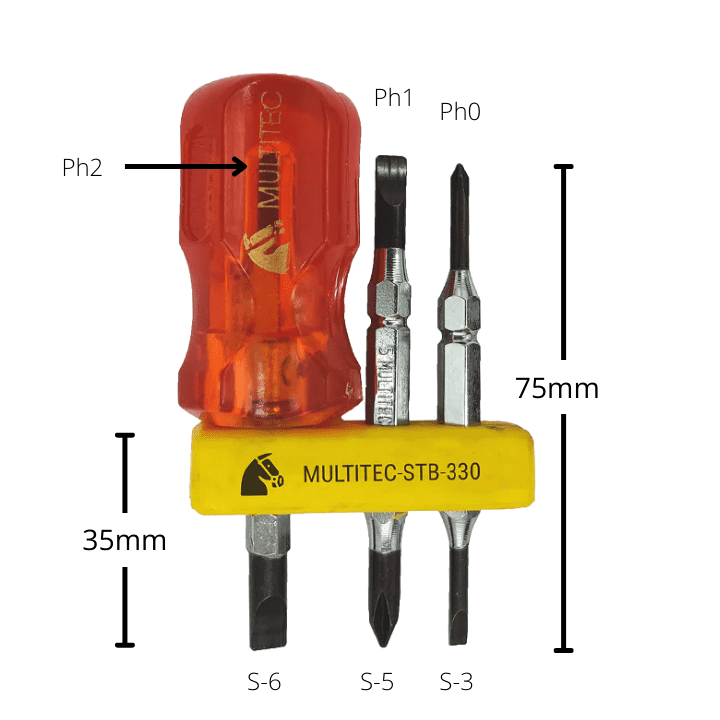 Multitec STB-330 Screw Driver Set-Robocraze