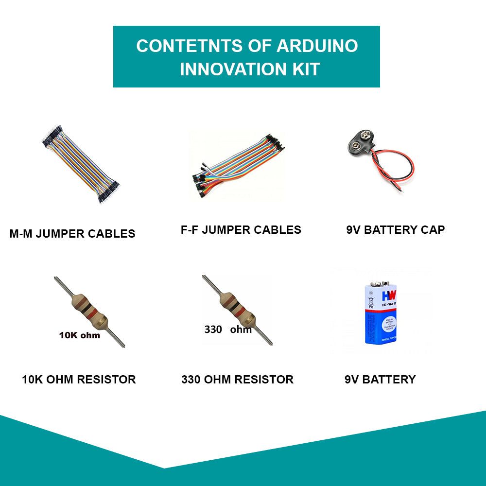 Arduino Innovation Kit for Innovative Engineering-Robocraze