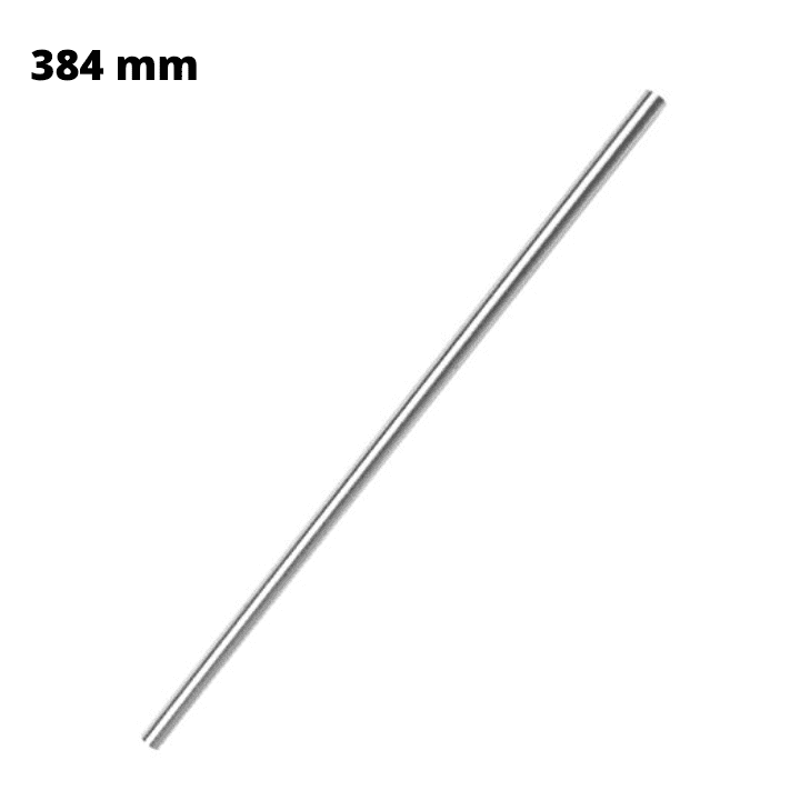 384mm Stainless Steel Rod with 8mm Diameter – Strong 3D Printing Machine Parts for precision movement.-Robocraze