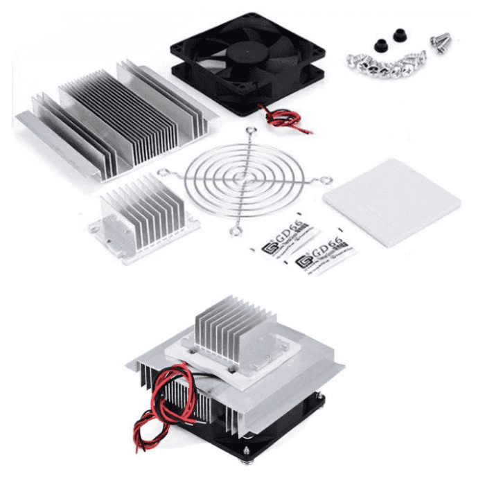 Thermoelectric Peltier Cooling Kit – DIY cooling system without TEC-12706 Peltier module -Robocraze