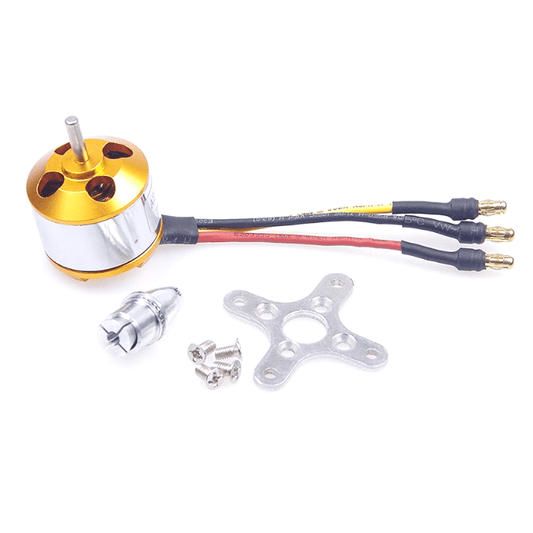 A2212 2450KV BLDC Motor for RC Drones and Quadcopters-Robocraze