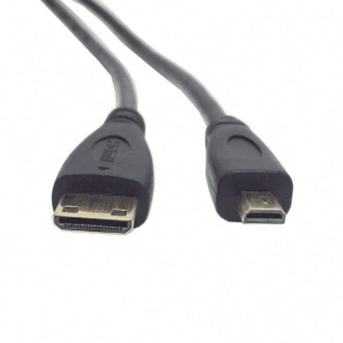 HDMI to Micro HDMI Cable – High-speed Raspberry Pi Power Cable for clear video transmission. -Robocraze