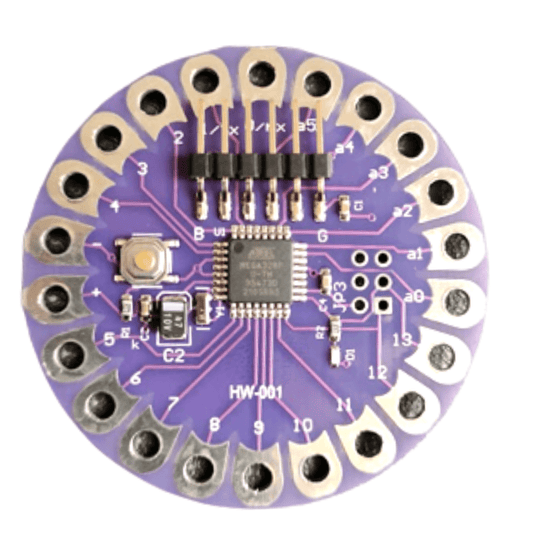 Arduino LilyPad ATmega328P – Wearable compatible Arduino Board for e-textiles and smart clothing projects. -Robocraze