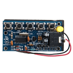 76MHz-108MHz Wireless Stereo FM Radio Kit - DIY Wireless Stereo FM Radio Kit for 76-108MHz frequency range. -Robocraze