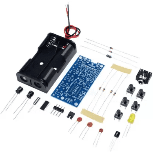76MHz-108MHz Wireless Stereo FM Radio Kit - DIY Wireless Stereo FM Radio Kit for 76-108MHz frequency range. -Robocraze