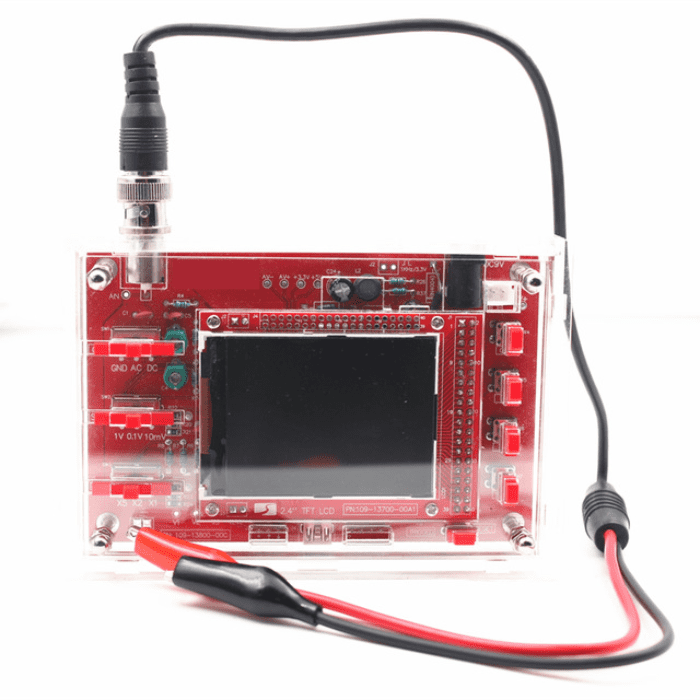 DSO138 DIY 2.4" Digital Oscilloscope Kit – Compact oscilloscope for circuit testing.-Oscilloscope -Robocraze