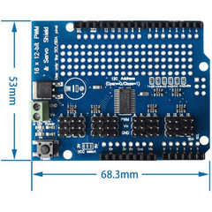 16 channel PWM Servo Motor Shield for Arduino-Robocraze