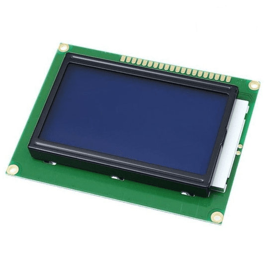 JHD 128x64 Graphic LCD - Blue Backlight – 128x64 JHD LCD with blue backlight - LCD Display - Robocraze