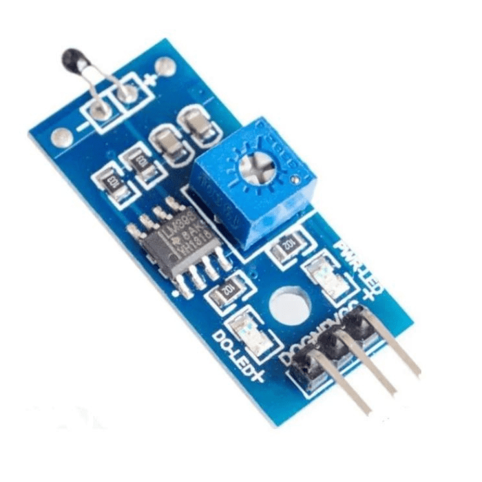 10K Thermistor Temperature Sensor Module(3 Pin) – 3-pin thermistor module for temperature measurement -Robocraze