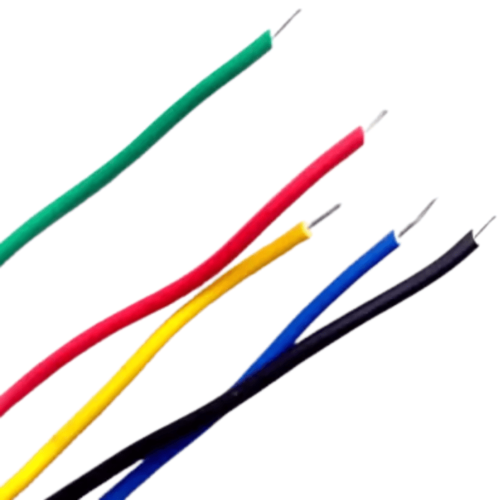 16 AWG Single Stranded Multi Colour Hook Up Wire (1.5m each, 5 colors)-Robocraze