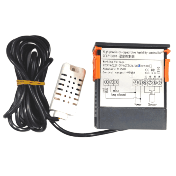 ZFX-13001 12V Humidity Controller – Digital capacitive humidity controller for automation. -Robocraze