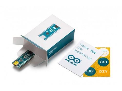 Arduino Nano Original – Classic ATmega328 board for compact projects. -Original Arduino Board -Robocraze