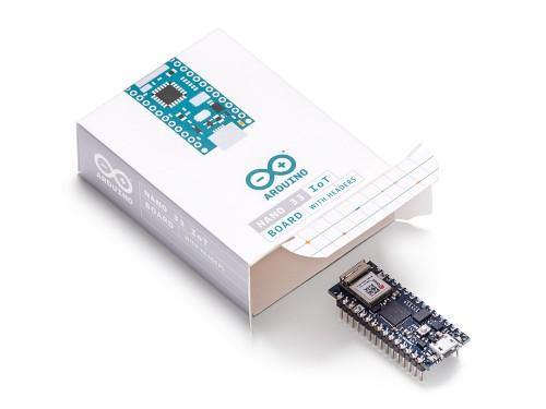 Arduino Nano 33 IoT (With Headers) – IoT-focused board with secure authentication. -Original Arduino Board -Robocraze