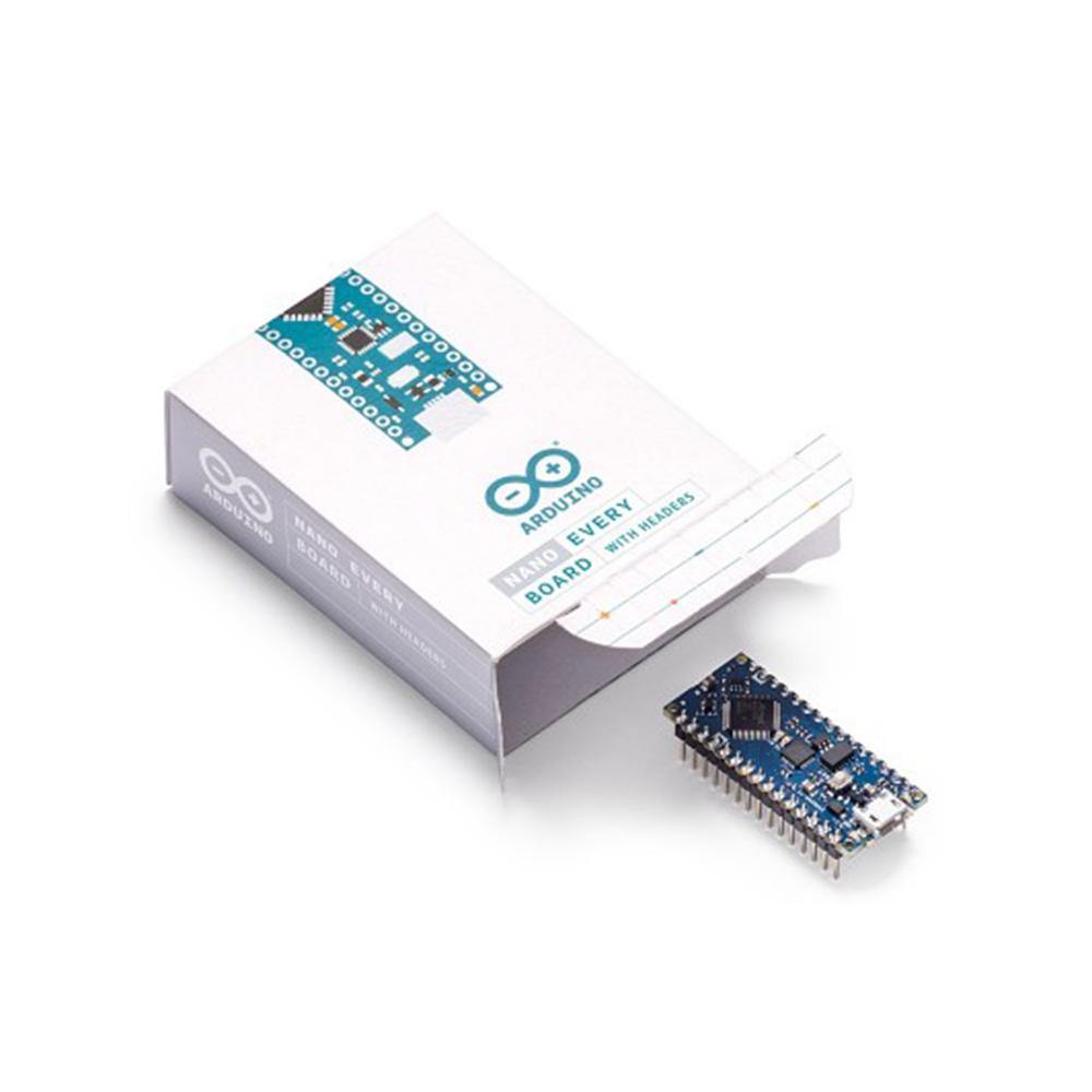 Arduino Nano Every (With Headers) – ATmega4809 board for students & makers. -Original Arduino Board -Robocraze