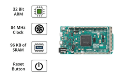 Arduino Due Original – 32-bit ARM Cortex-M3 board for complex applications. -Original Arduino Board -Robocraze