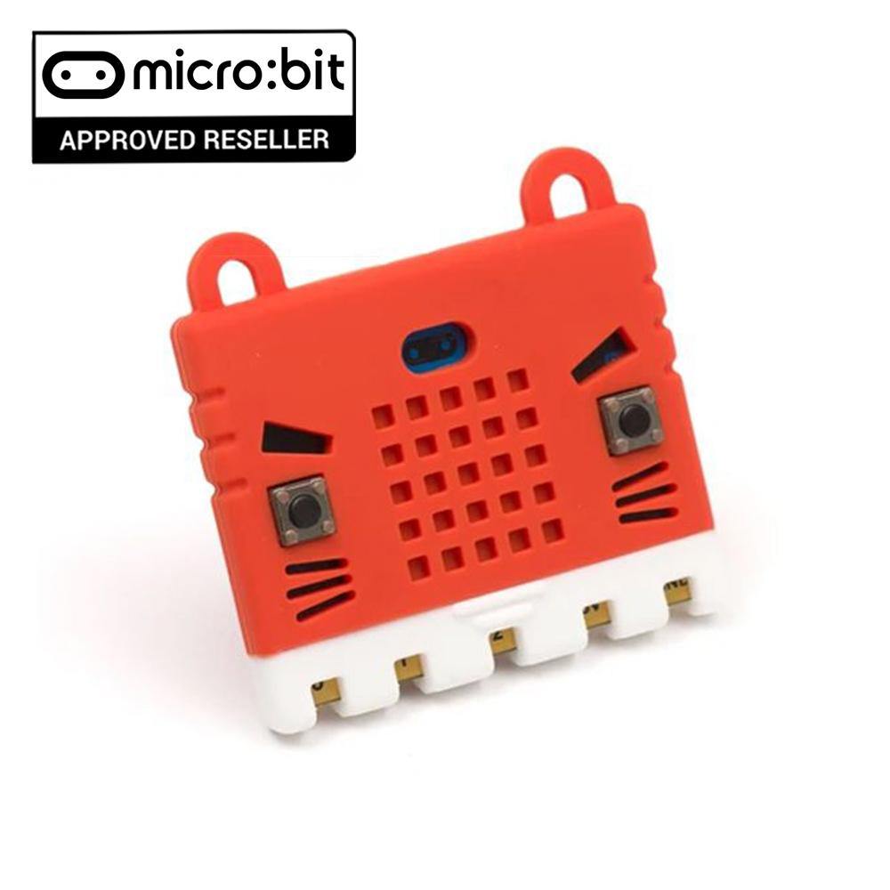 BBC Micro:Bit Silicone Soft Cover Protective Case (Red) for Micro:Bit V1 & V2-Robocraze