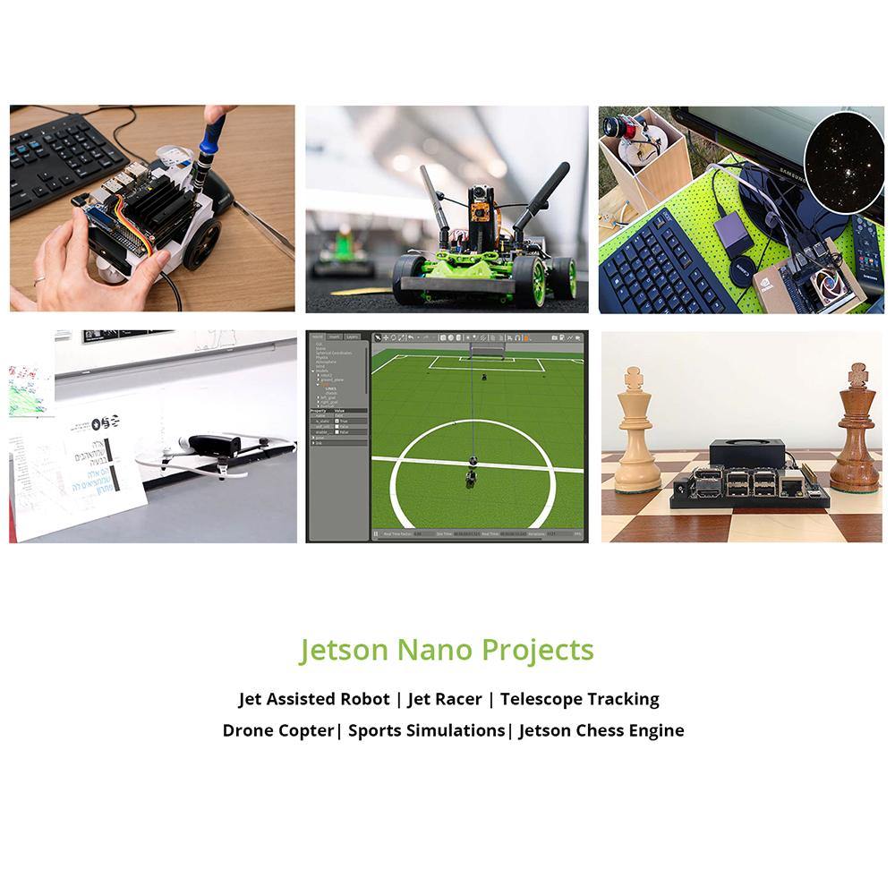 NVIDIA Jetson Nano B01 4GB Dev Kit – AI board for deep learning.-Development Board -Jetson Nano -Robocraze