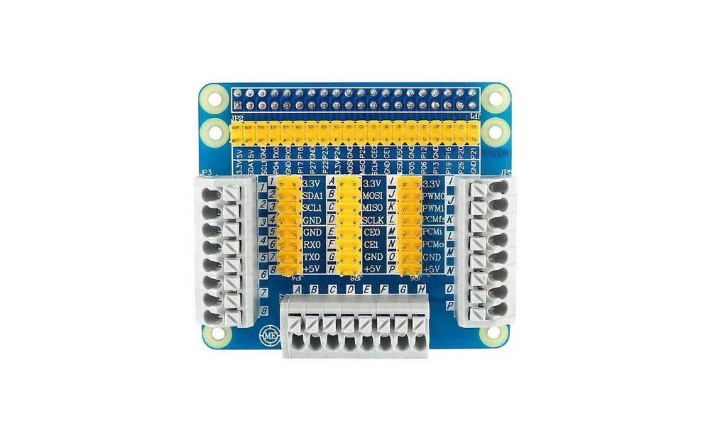 Raspberry Pi GPIO Multi-function Expansion Board with Fixed Screw Nylon Column Jumper Cap for Raspberry PI 4B-3B-3B+-Robocraze