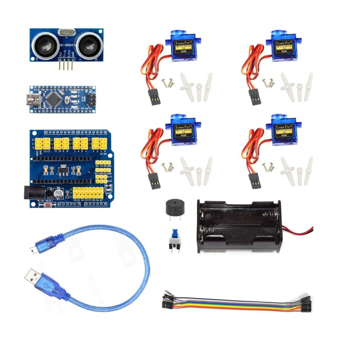 Otto DIY Kit for Interactive Robot compatible with Arduino-Robocraze