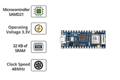 Arduino Nano 33 IoT (With Headers) – IoT-focused board with secure authentication. -Original Arduino Board -Robocraze