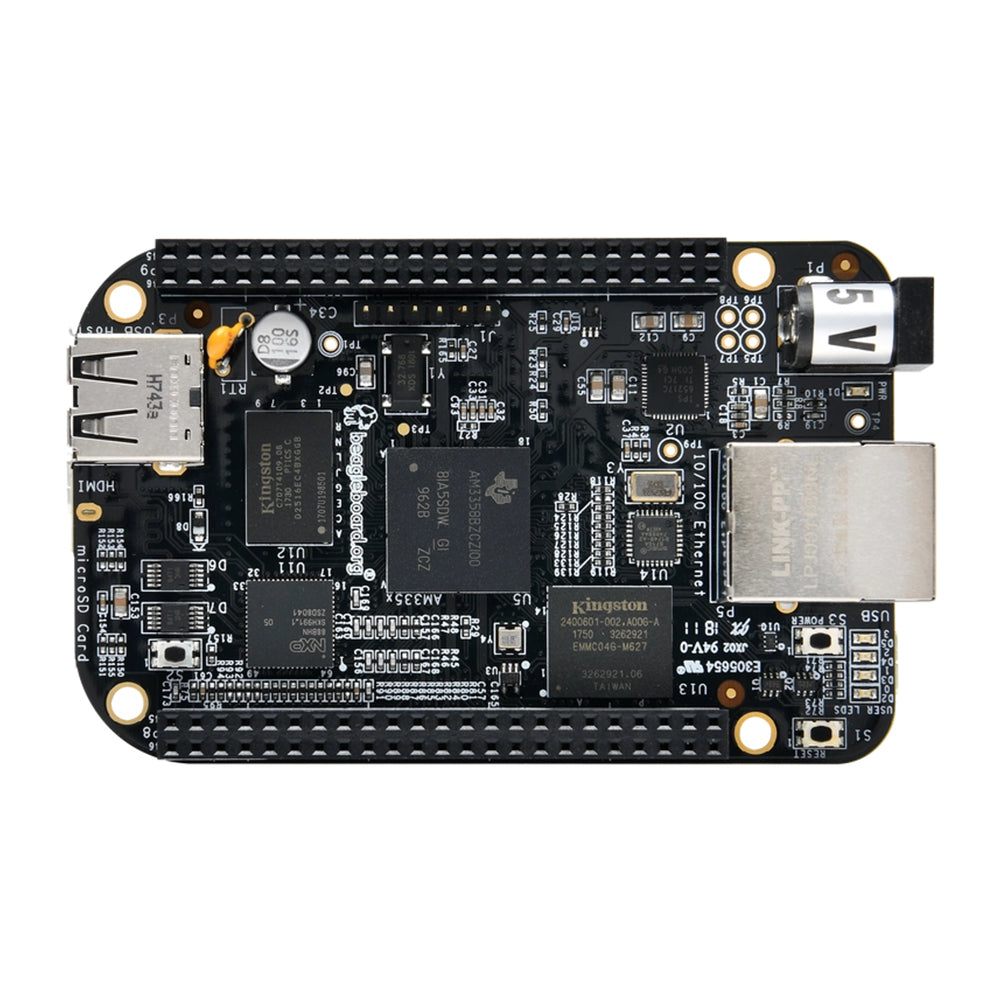 BeagleBone Black Rev C – Dev board with 4GB flash. -Development Board -BeagleBone -Robocraze