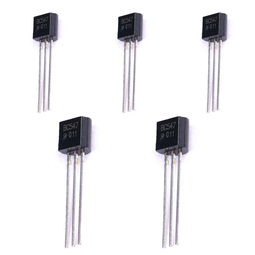 BC547 Transistor (5PC) – Low-power NPN transistors. -Basic Components -Robocraze