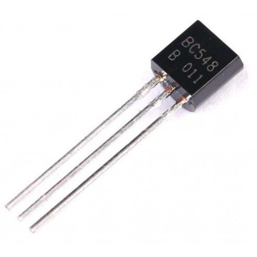 BC548 NPN Transistor (5PC) – NPN transistors for circuits. -Basic Components -Robocraze