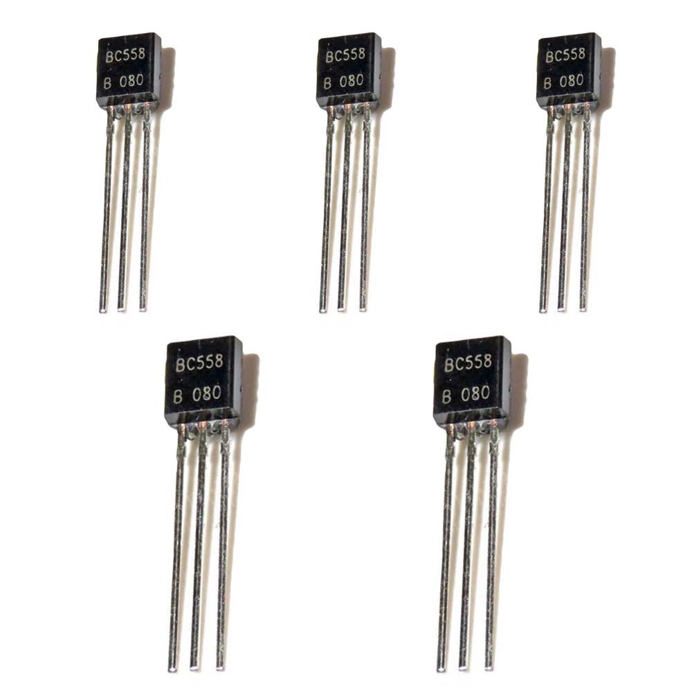 BC558 Transistor (5PC) – PNP transistors for switching & amp. -Basic Components -Robocraze