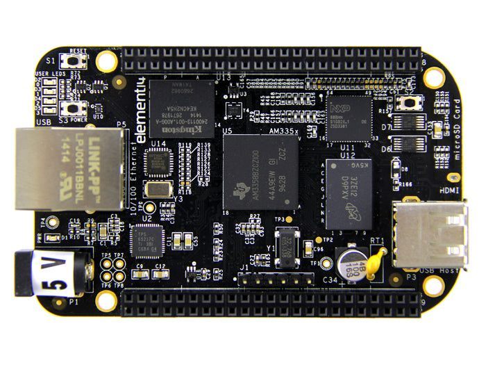 BeagleBone Black Rev C – Dev board with 4GB flash. -Development Board -BeagleBone -Robocraze