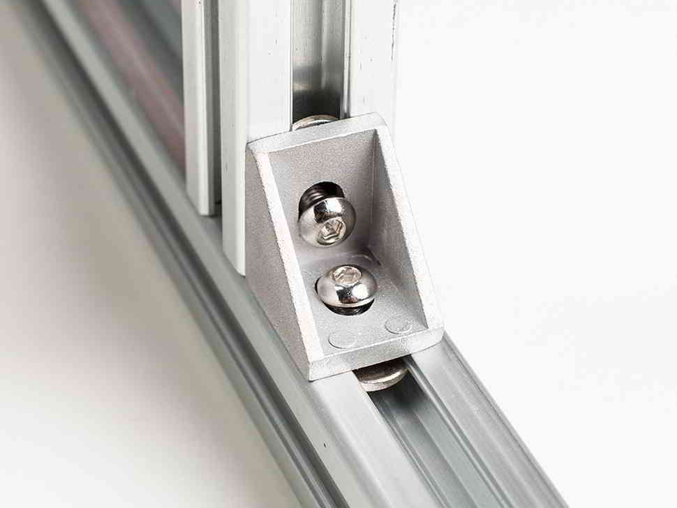 2020 aluminium profile corner bracket L joint for DIY 3D printer frame -Robocraze