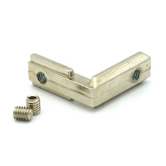T Slot 90° interior joint bracket for 3030 aluminium profile with M6x8 screw -Robocraze