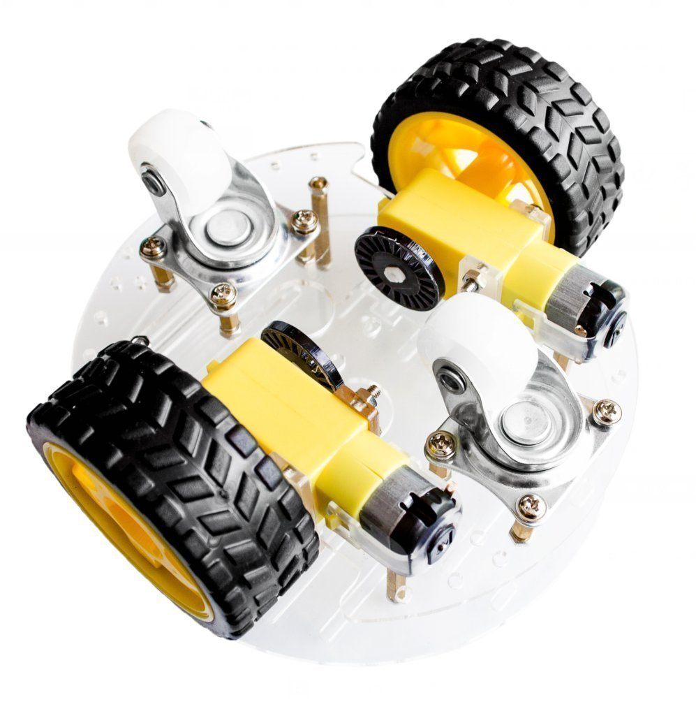DIY 2WD Smart Chassis Car Kit – Easy-to-build Robot Kits for beginners in DIY Car Kits & STEM Kits robotics - Robocraze