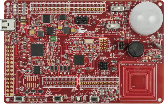 Cypress Semicondictor CY8CKIT- 048 Analog Coprocessor Pioneer Kit Guide-Robocraze