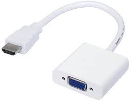 HDMI to VGA Converter with Audio - White – Versatile connector Raspberry Pi for VGA displays. -Robocraze