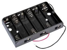 6x AA Battery Holder – For high-voltage DIY electronics. -Battery Accessories -Robocraze
