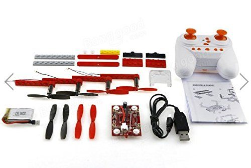 DIY 4CH 6-Axis Gyro Mini Quadcopter Kit-Robocraze
