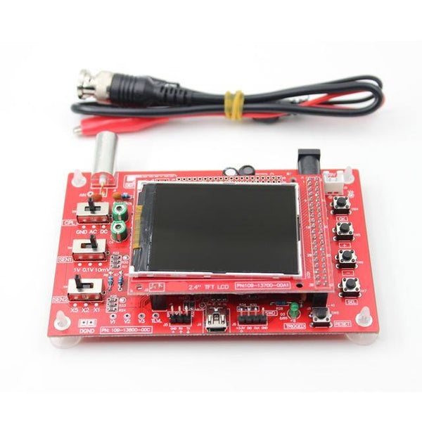 DSO138 DIY 2.4" Digital Oscilloscope Kit – Compact oscilloscope for circuit testing.-Oscilloscope -Robocraze