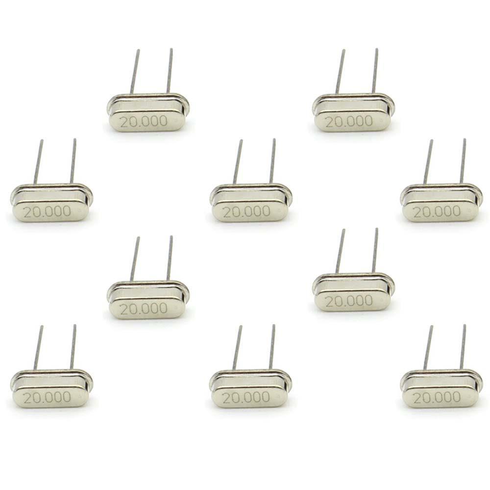 20MHz Crystal Oscillator (10PC) – High-frequency oscillators for timing. -Basic Components -Robocraze