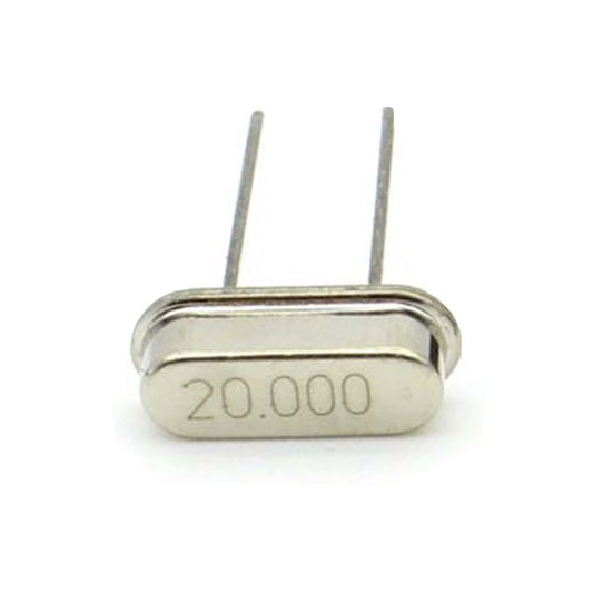 20MHz Crystal Oscillator (10PC) – High-frequency oscillators for timing. -Basic Components -Robocraze