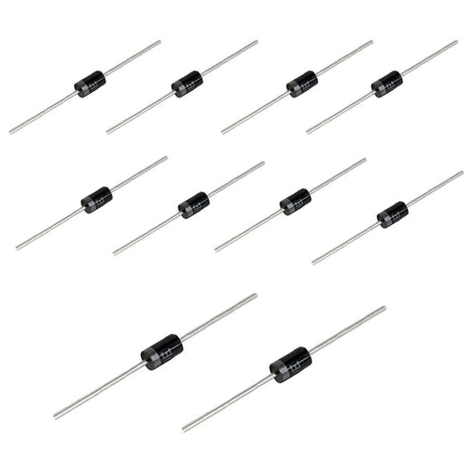 1N4007 Diode (10PC) – Rectifier diodes for AC-DC conversion. -Basic Components -Robocraze