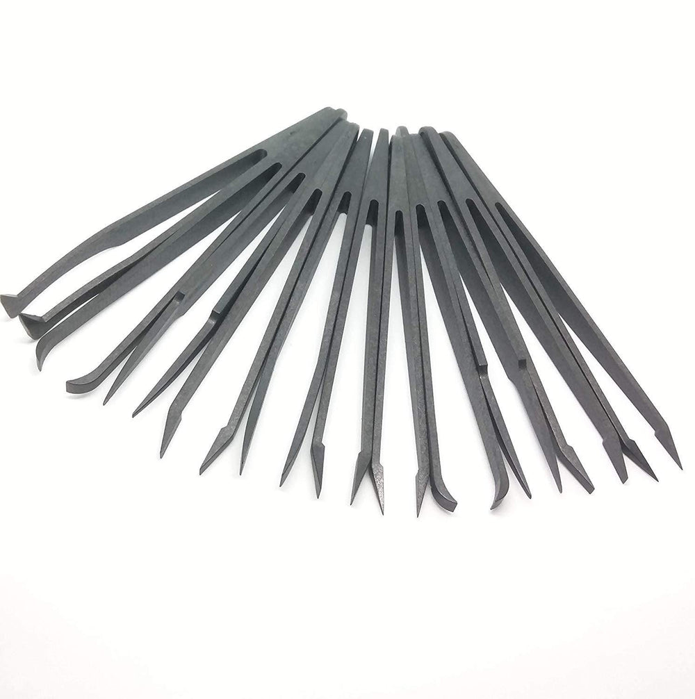 SD 10-15 Anti-static Tweezer Set – Precision tweezers for repair work – anti-static tweezer - Hand Tool - Robocraze