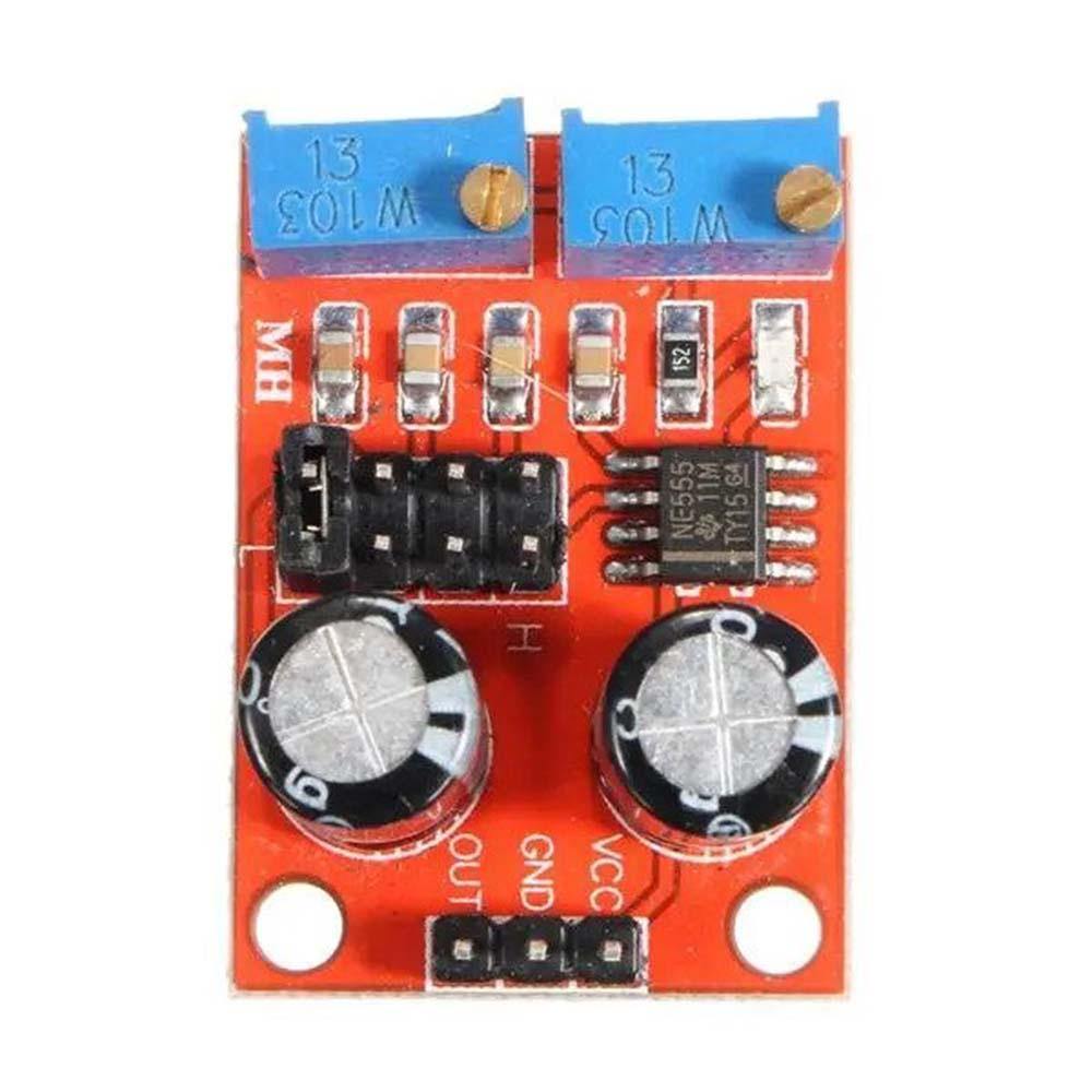 NE555 Pulse Frequency Duty Cycle Adjustable Module – NE555 relay for pulse control. -Relay Module -Robocraze