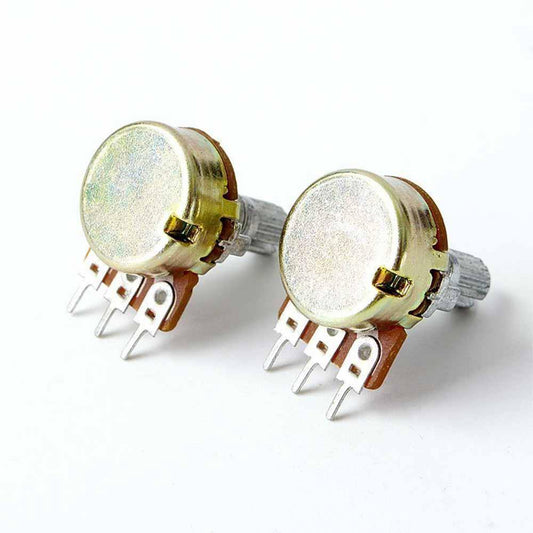 100 Ohm Pot Potentiometer (Pack of 5) – Smooth variable resistors for electronics - Electronic Components - Robocraze