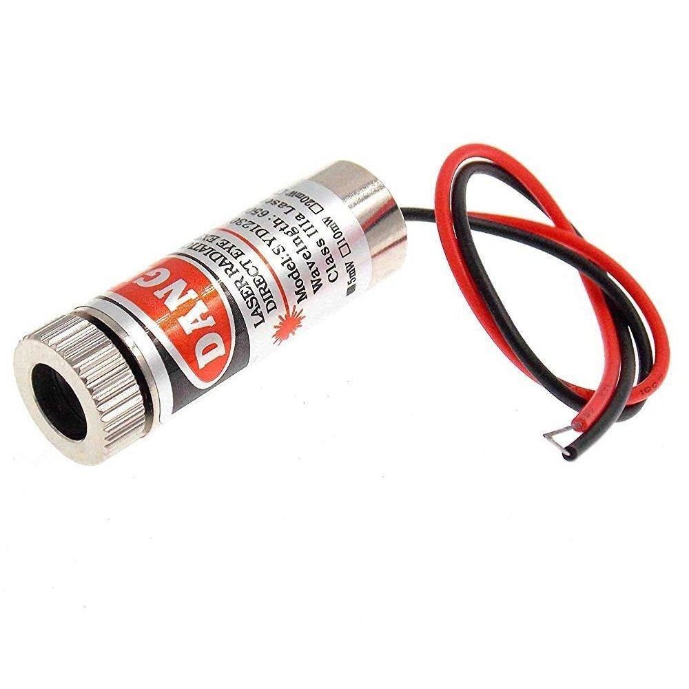 Buy SYD1230 12mm 650nm 5mW Red Point Laser Module Online in India ...