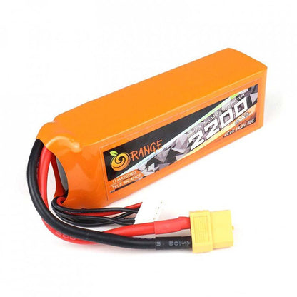 14.8 V 2200mah 4S 40C-80C Lithium Polymer Battery-Robocraze