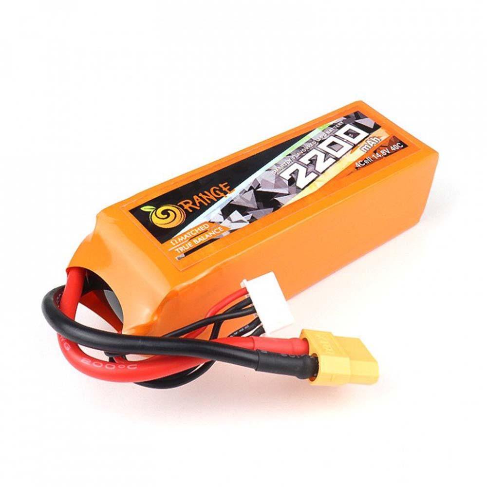 14.8 V 2200mah 4S 40C-80C Lithium Polymer Battery-Robocraze